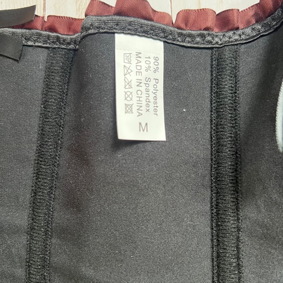 Corset Bustier – Brown Damask Lace-Up – Women’s Medium – Excellent Condition - Picture 4 of 10